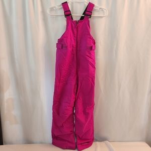 COLUMBIA Snow Pants bibs size Girls 7/8 small